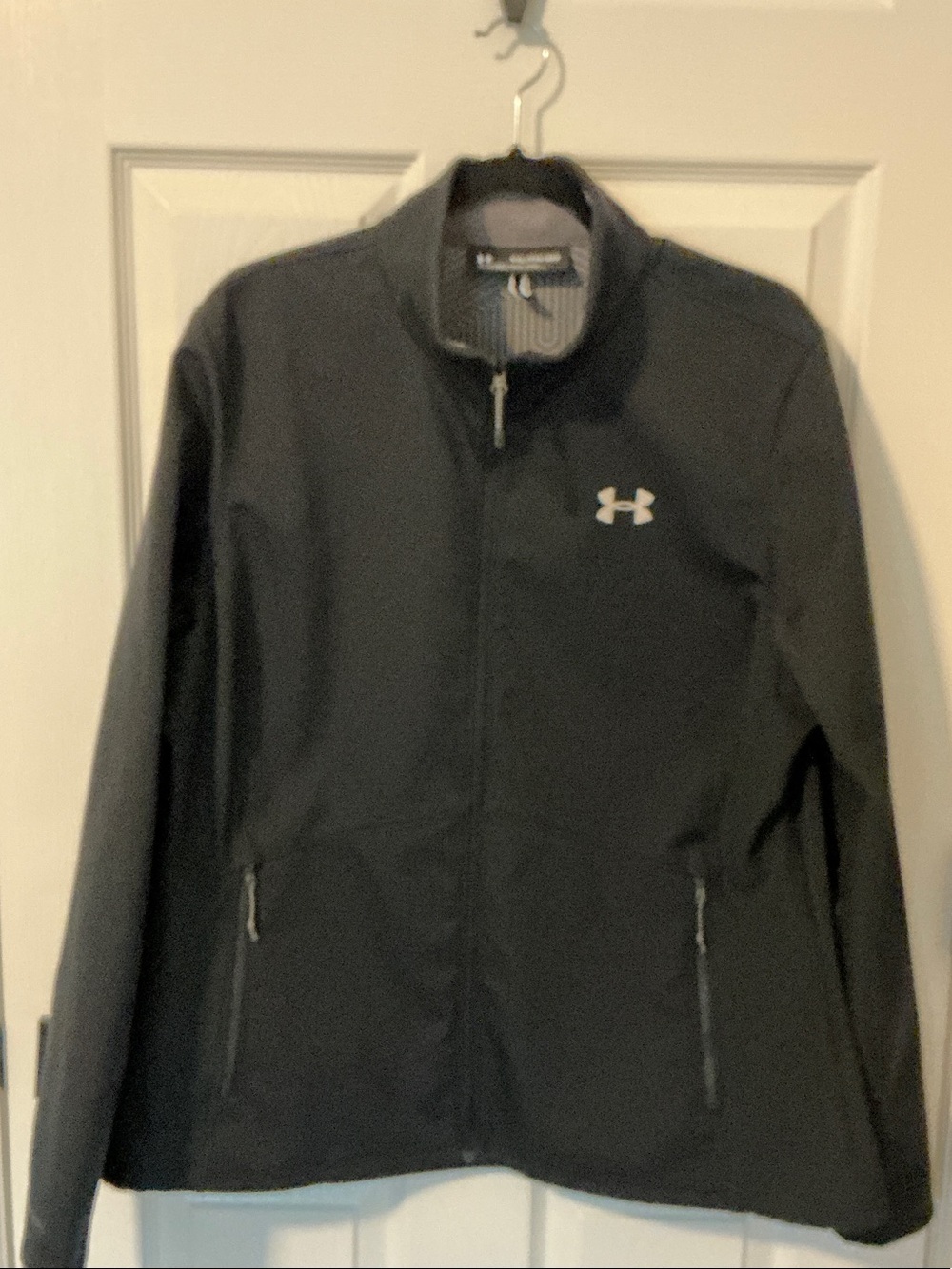 Under Armour Men's Black Zip-Front cold gear infrared Performance Jacket